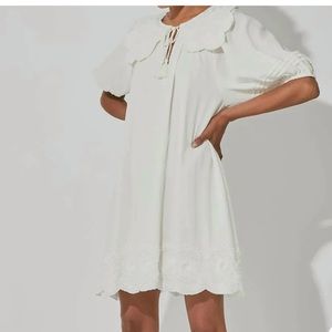 NWT Cleobella Lila Ivory Mini Dress size S